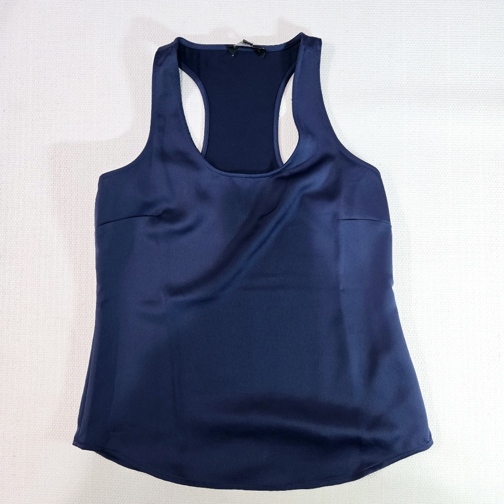 Banana Republic shimmering navy color tank top